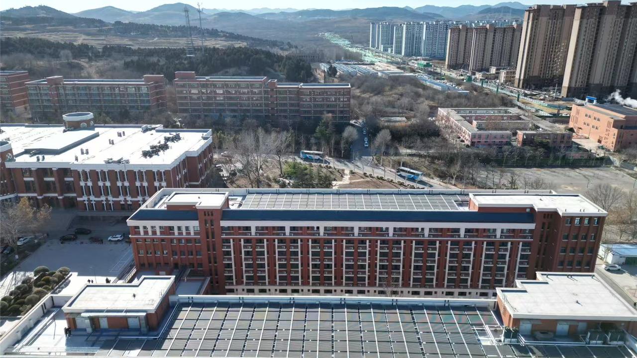 智慧能源進校園｜中科藍天助力山東職業學院打造千名學生“零碳熱水生活”